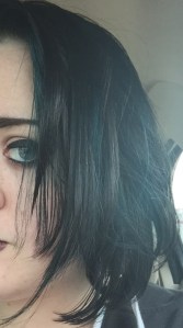 Fresh out of the salon, the highlights were subtle against my black hair.